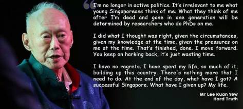 Lee Kuan Yew Quote on Death